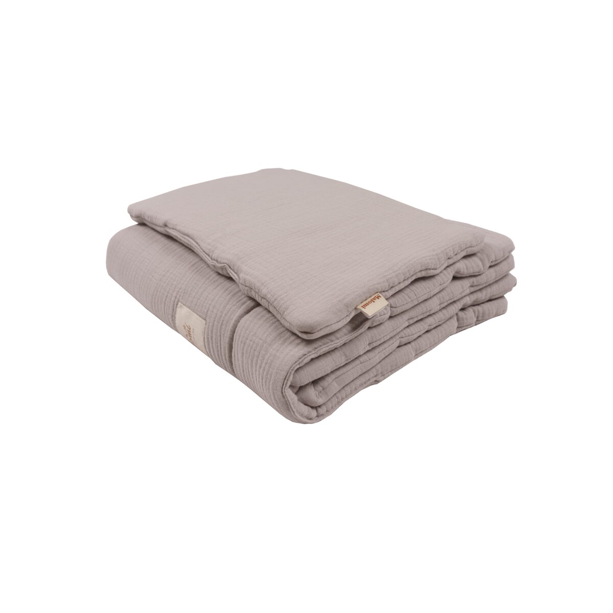 Pościel muślinowa z wypełnieniem grey