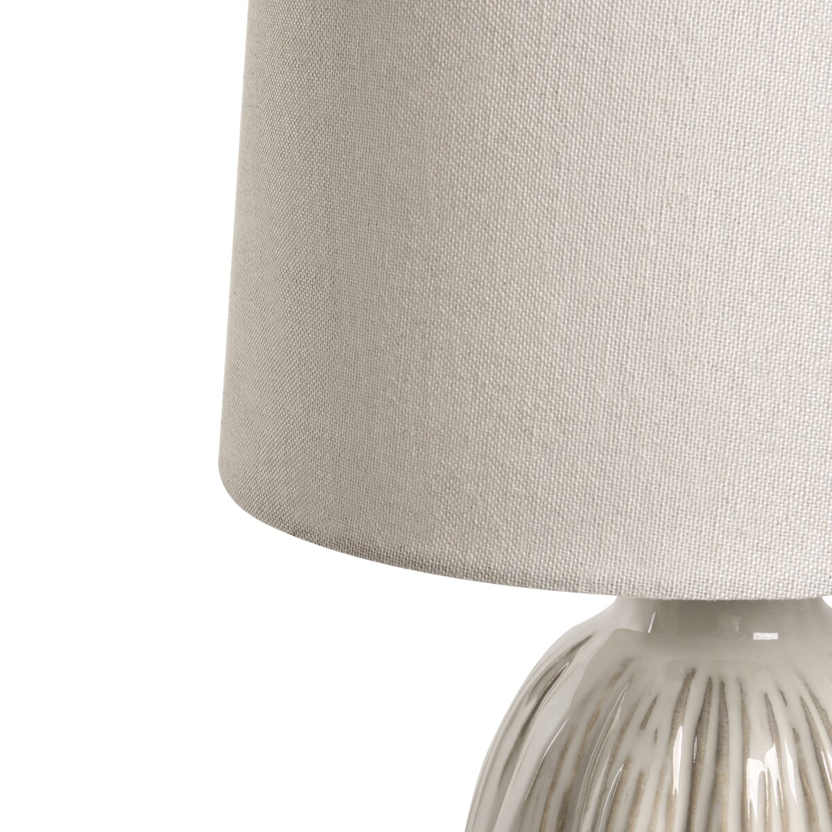 Lampa stołowa AGUAN Ceramika Jasnobeżowy