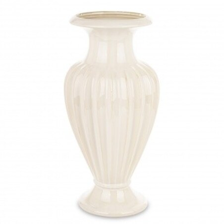 Wazon ceramiczny 46x22x22 cm STAMMA beżowy