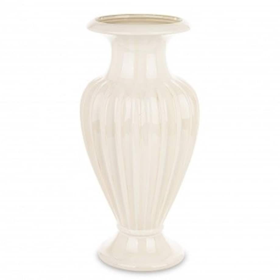 Wazon ceramiczny 46x22x22 cm STAMMA beżowy