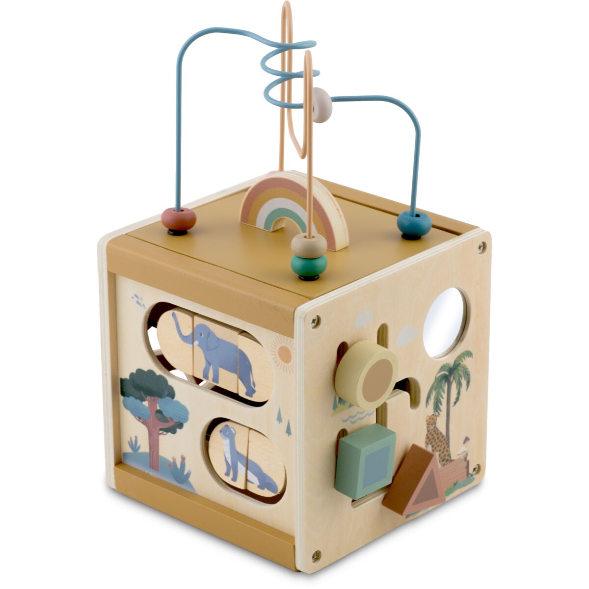 Interaktywna kostka edukacyjna sorter układanka Nukido