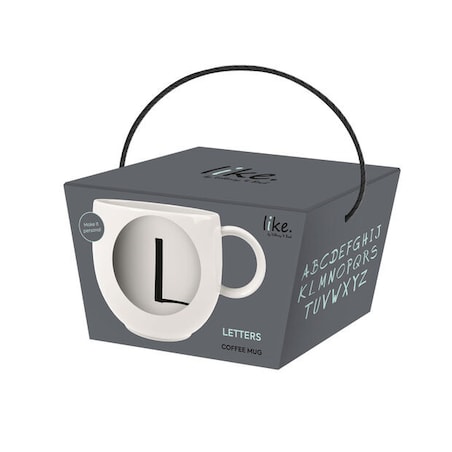 Kubek z literą L Letters, 330 ml, Villeroy & Boch