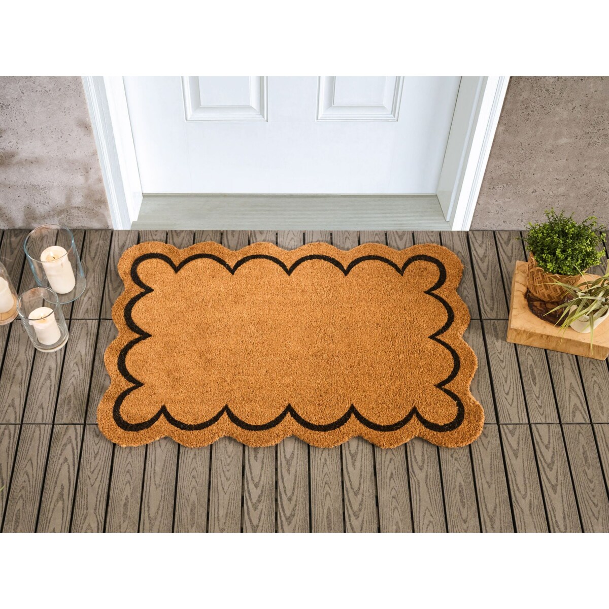 Wycieraczka HOLON Naturalny 60 x 90 cm Włókno kokosowe