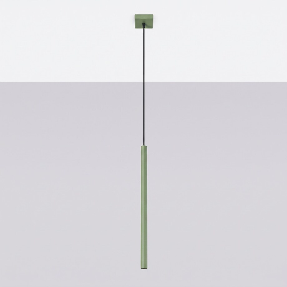 Lampa wisząca PASTELO 1 szałwiowa