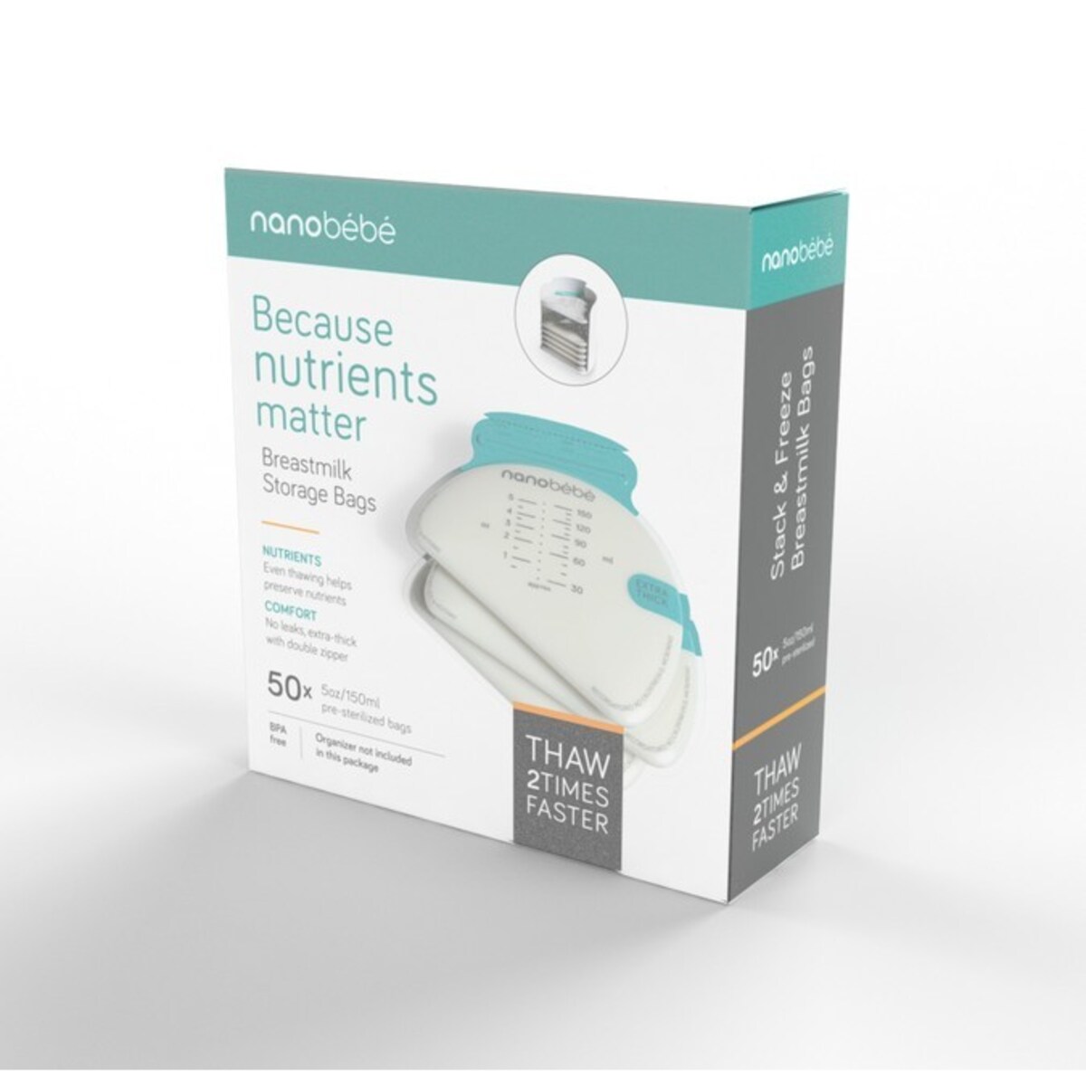 Torebki do przechowywania mleka matki / pokarmu - 50 szt.