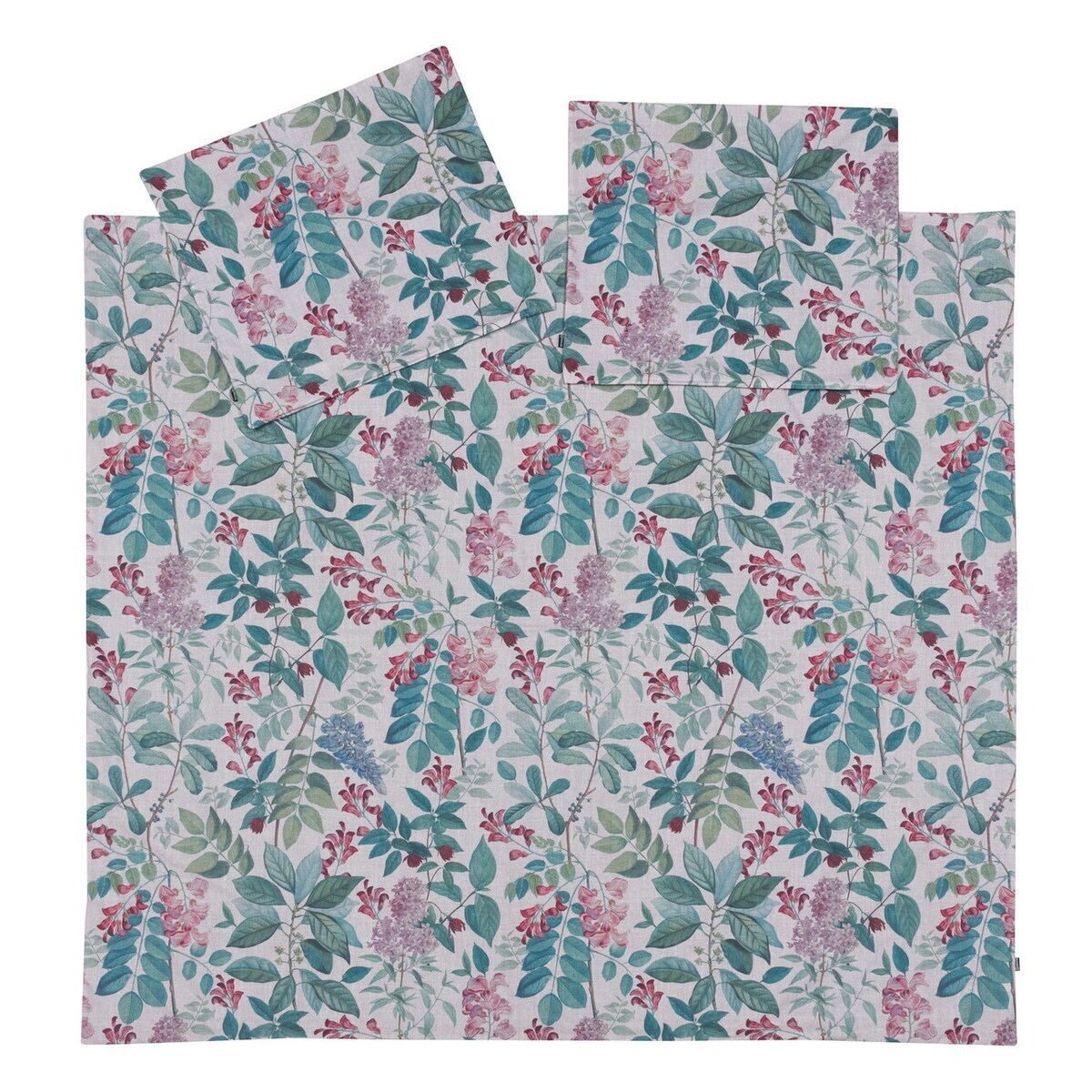 Komplet pościeli bawełnianej Leafy Charm 160x200cm, 160 x 200 xm