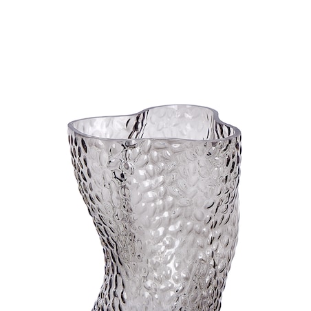 Wazon na kwiaty DYTIKO Szkło 31 cm Szary