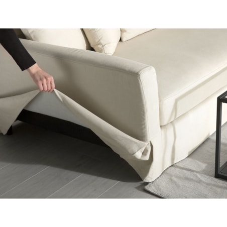 Sofa 3-osobowa beżowa GILJA