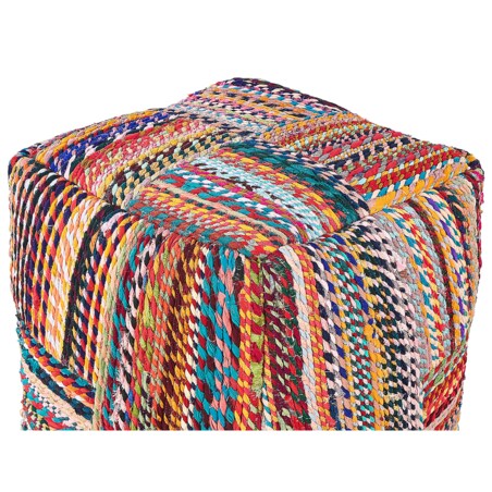 Puf MEKHTAR Bawełna Kolorowy 40 cm