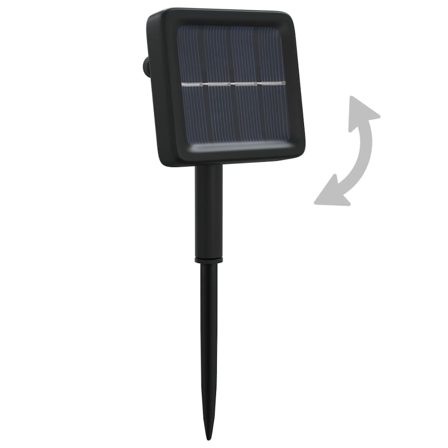 vidaXL Solarne lampki dekoracyjne, 2 szt., 2x200 LED, zimne białe
