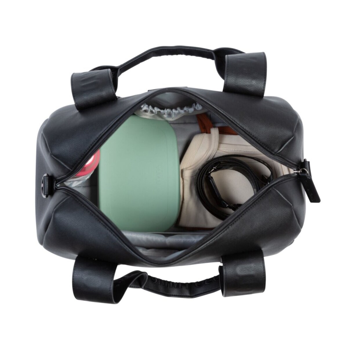 Childhome Torba do wózka Mommy Club Vegan Leather Black