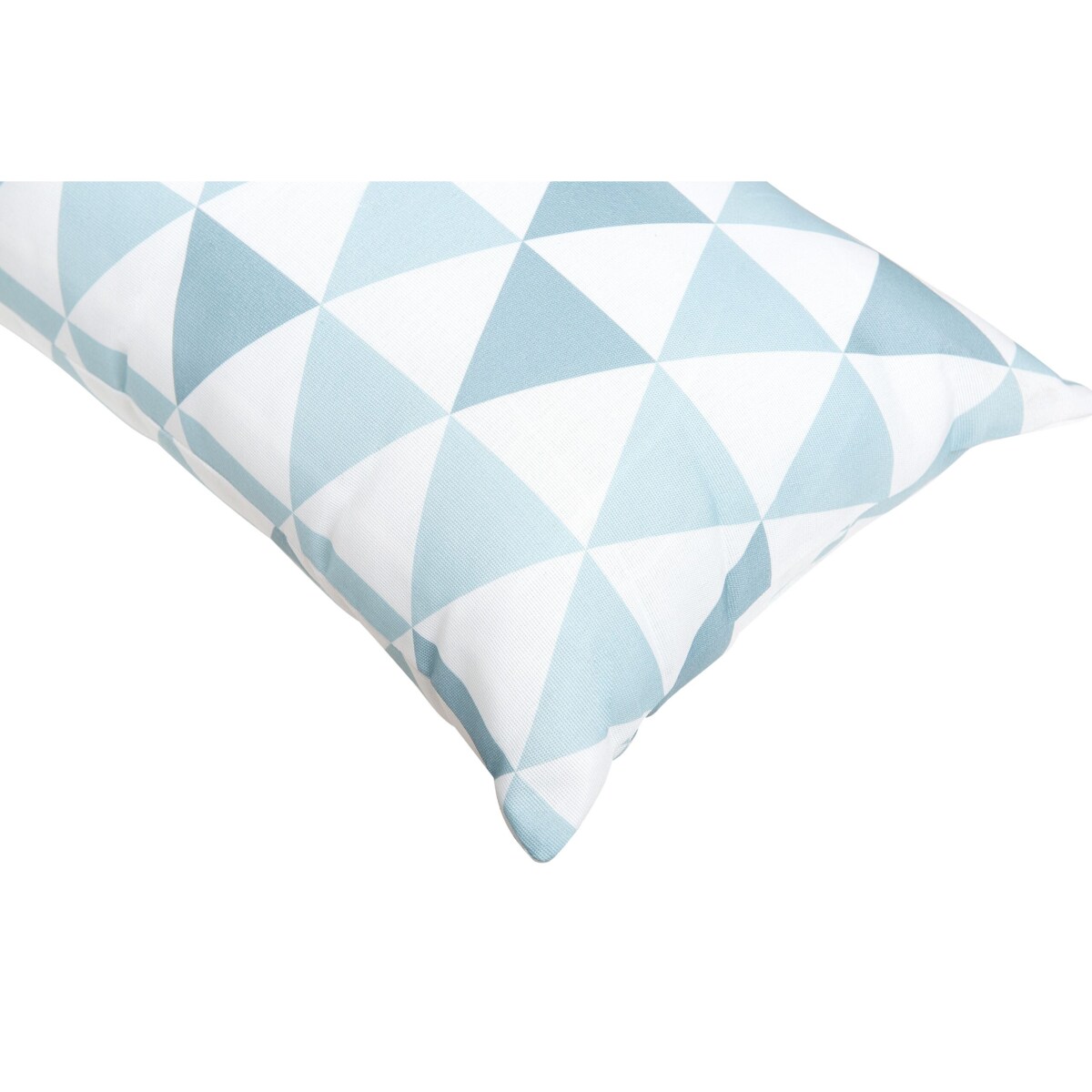 Poduszka ogrodowa TRIFOS Wzór geometryczny 40 x 70 cm Niebieski