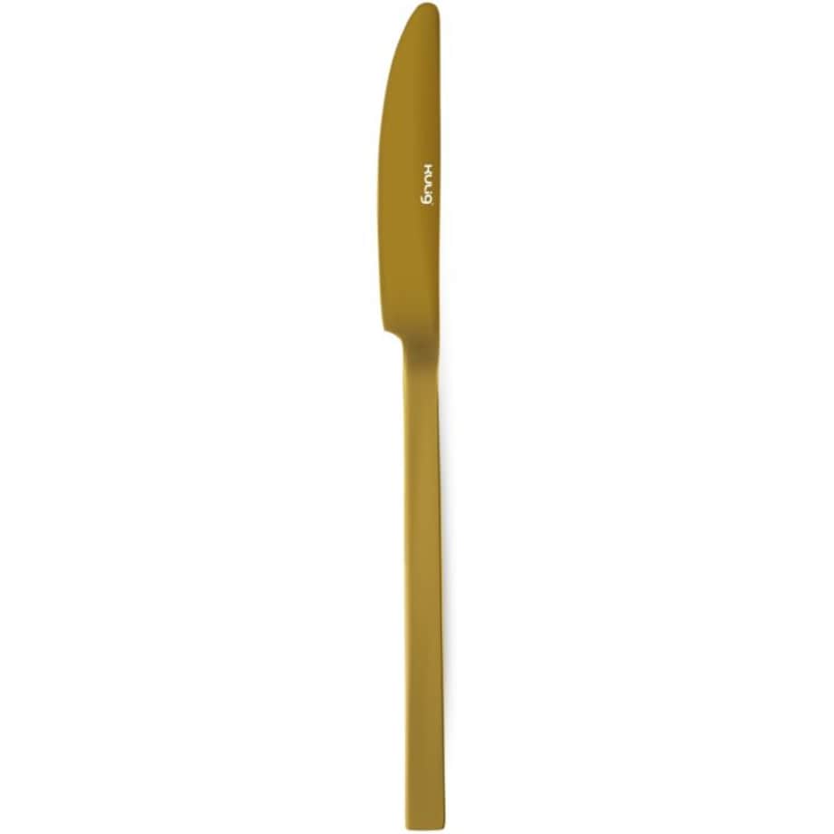 Nóż obiadowy Piano Shiny gold 31012