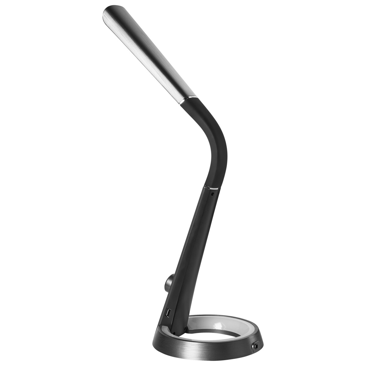 Lampa biurkowa LED CANOPUS Z portem USB Czarny