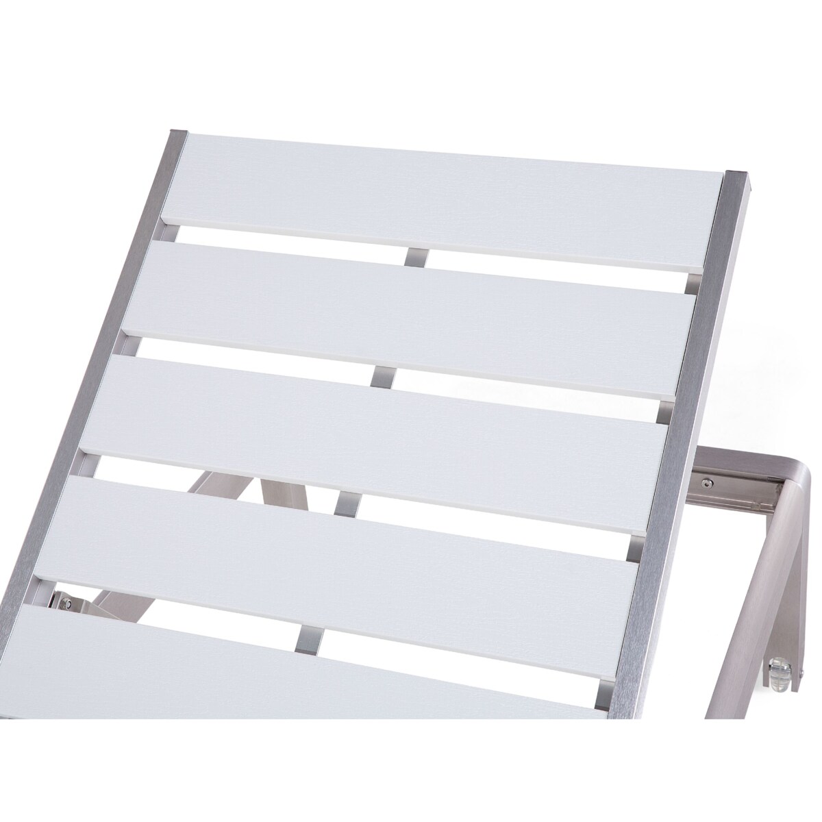 Leżak ogrodowy biały NARDO