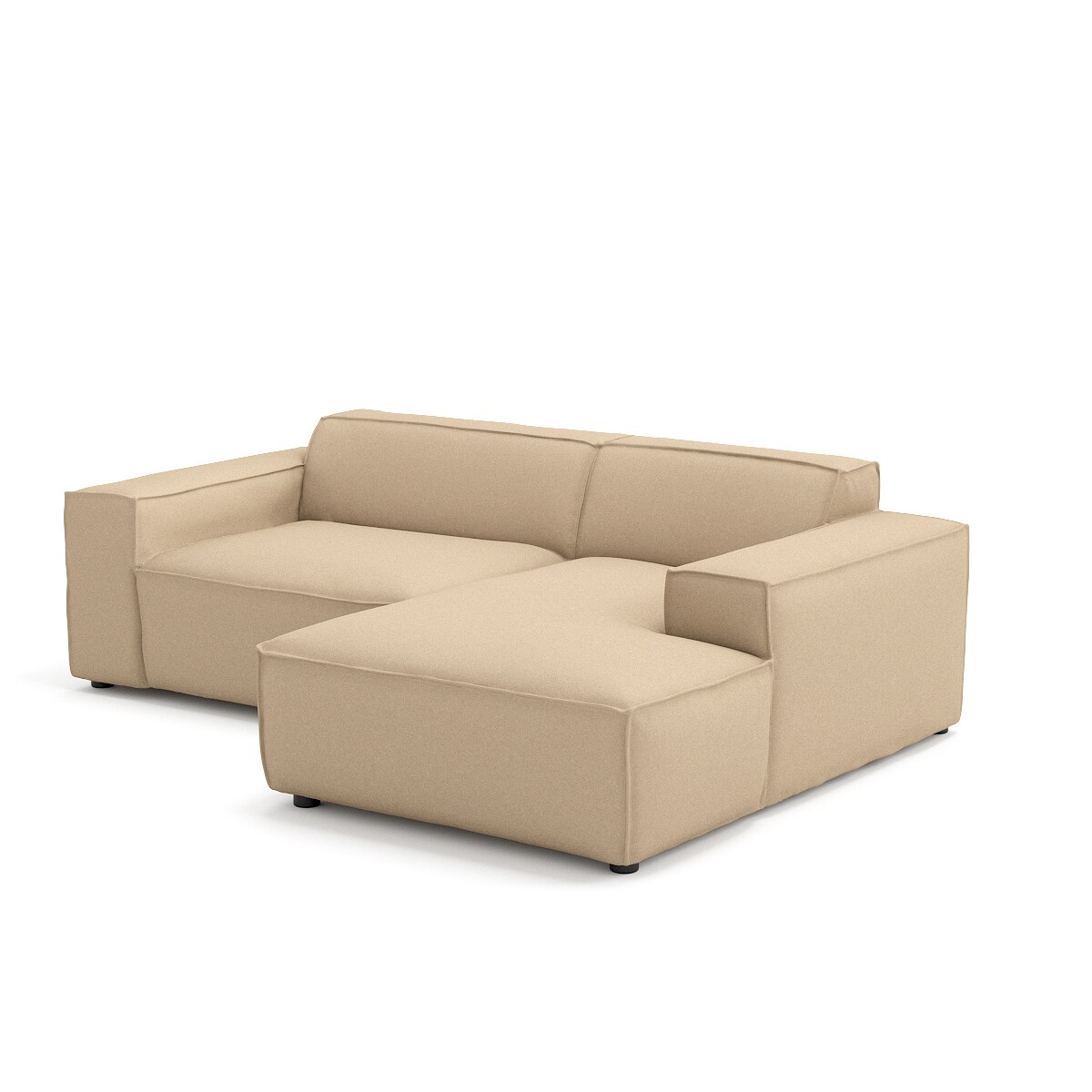 Narożnik 4 osobowy prawy Modularis - Jasny Beż