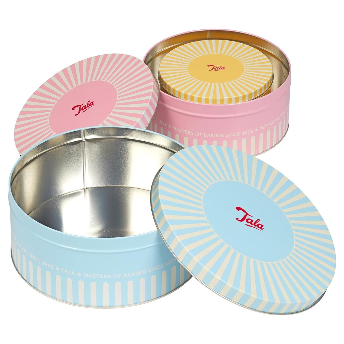 Tala puszki metalowe RETRO Elisabeth 3 szt.