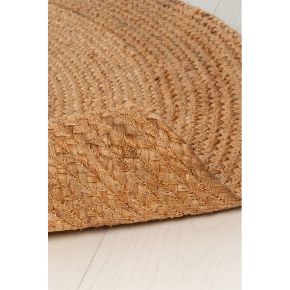 Dywanik jutowy z misiem, Ø 120 cm