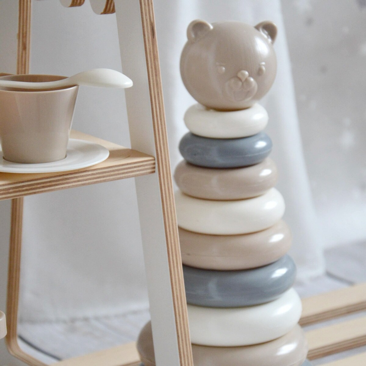 Biszkoptowa Chmurka Misiowa piramidka 11 el.