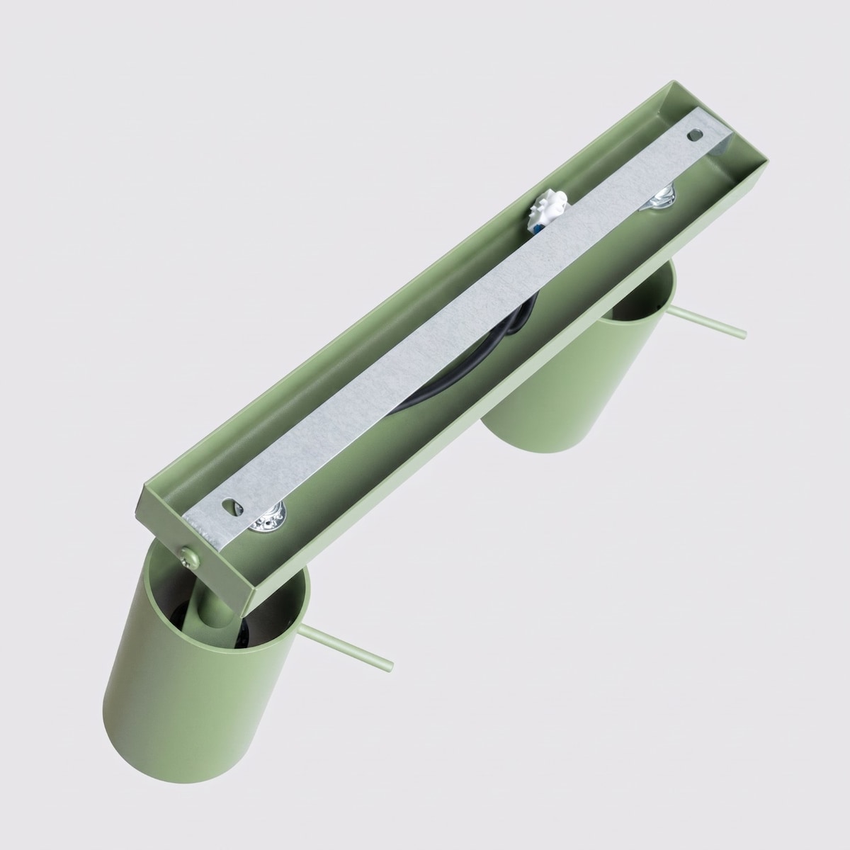 Plafon RING 6L szałwiowy