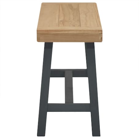 vidaXL Ławka, 110 cm, lite drewno tekowe