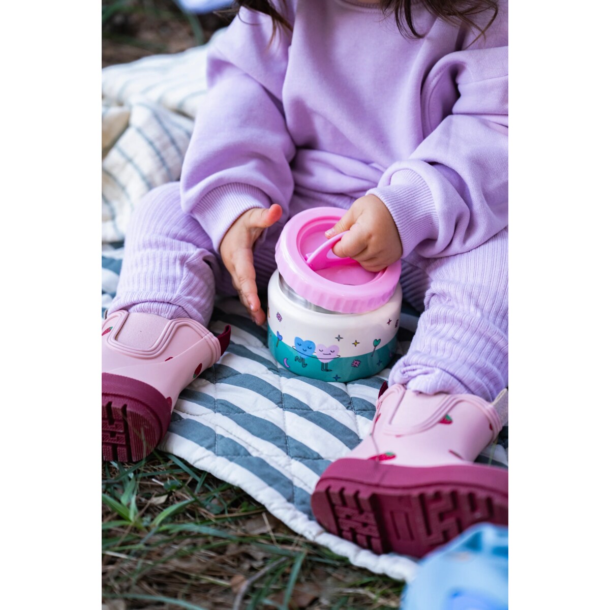 THE COTTON CLOUD termos dla dzieci 500 ml, Cherry Pop