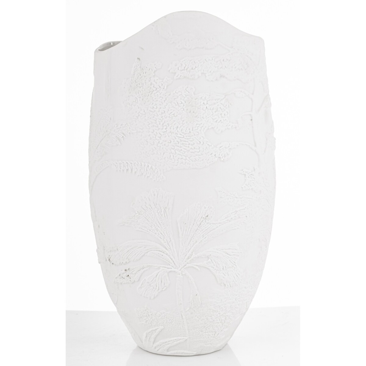 Wazon porcelanowy 36x19x16 cm MELINDA biała