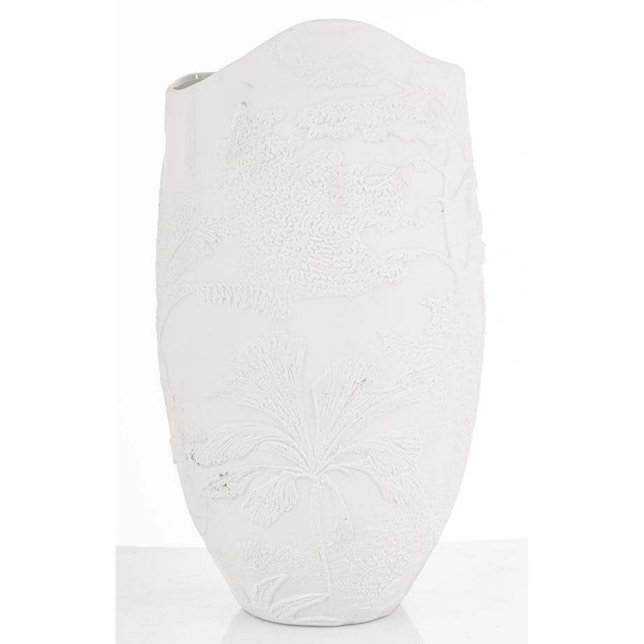 Wazon porcelanowy 36x19x16 cm MELINDA biała