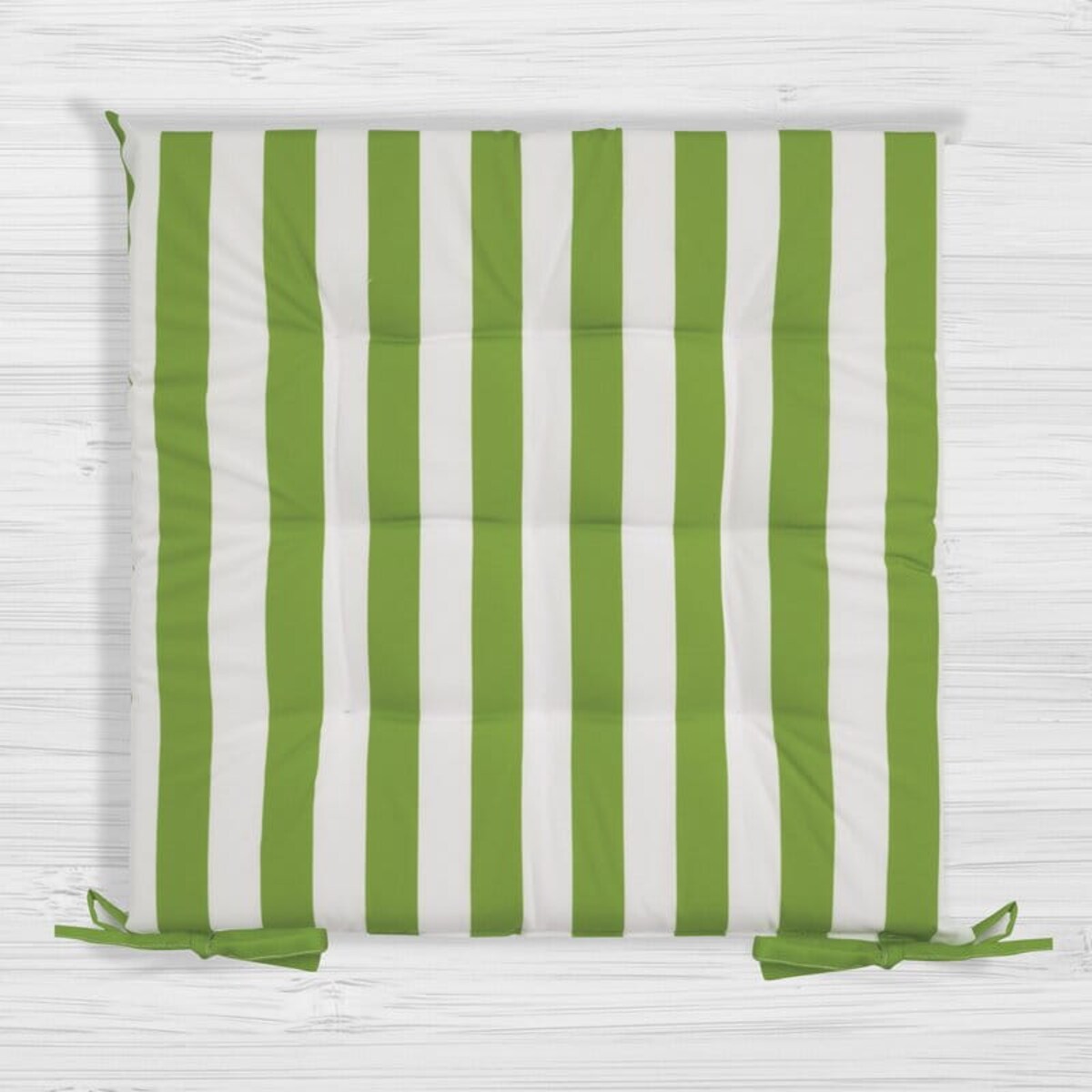 Jasno Zielona Poduszka na Siedzisko Krzesło Fotel Ogrodowy 40 x 40 x 5 cm