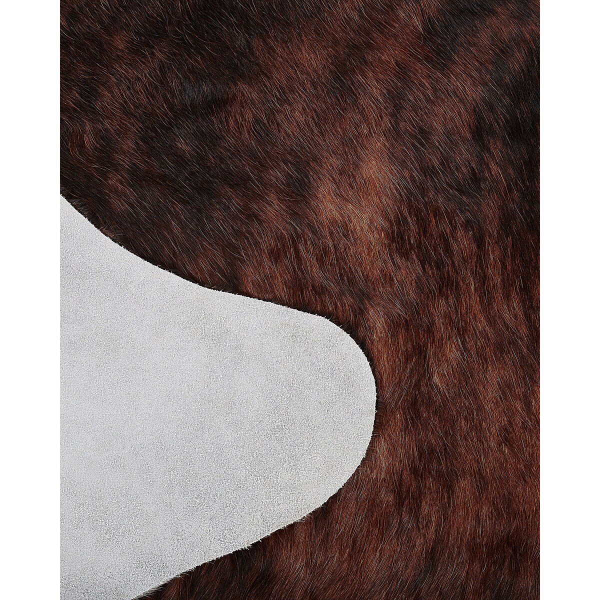 Skóra bydlęca 2-3 m² ciemnobrązowa NASQU