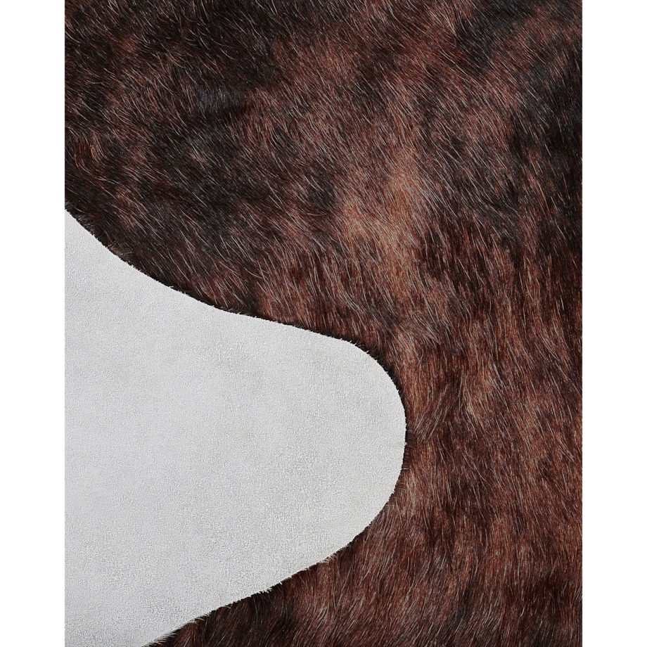 Skóra bydlęca 2-3 m² ciemnobrązowa NASQU