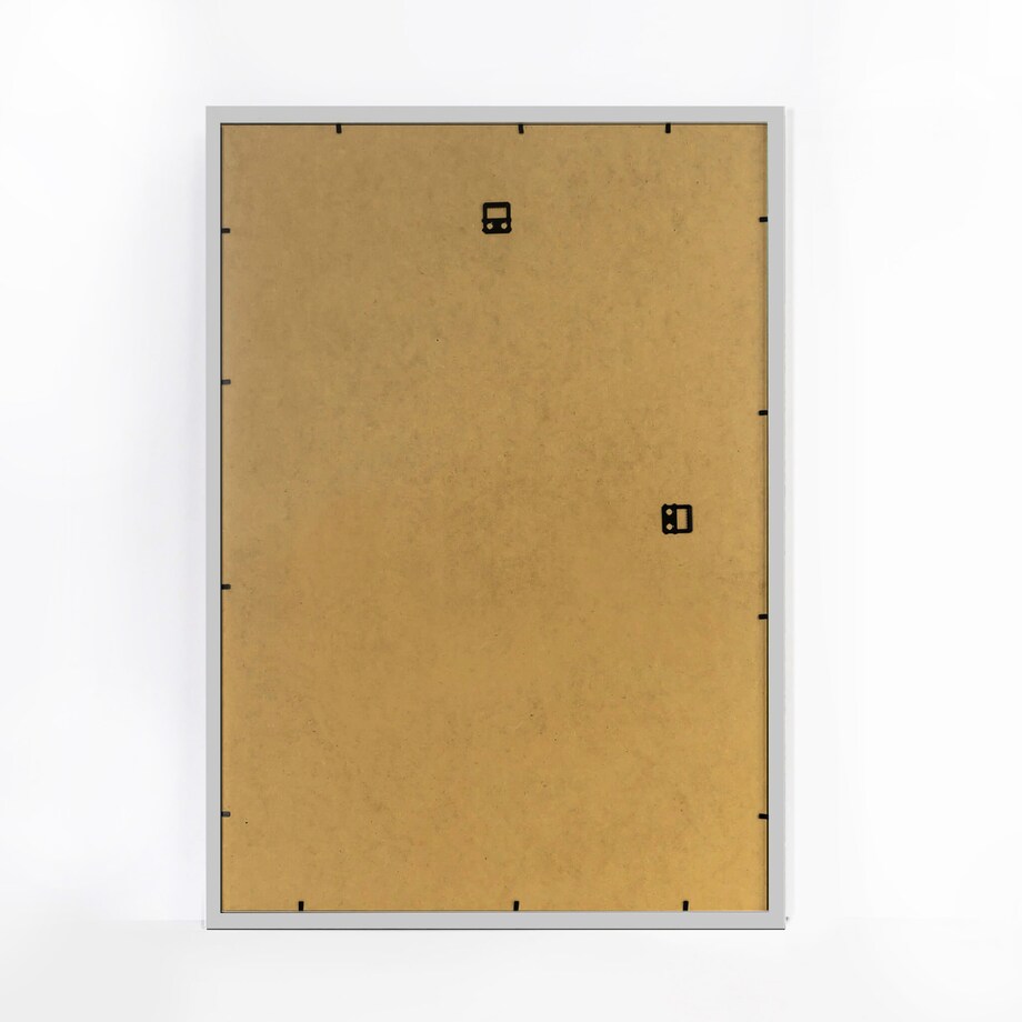 Ramka na zdjęcia 40x60 cm biała rama MDF z plexi do powieszenia pion poziom klasyczna prostokątna ramka FRAMAI®