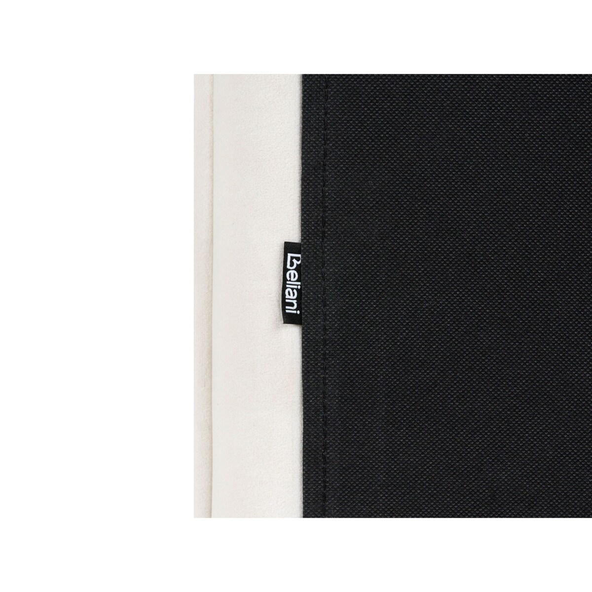 Łóżko wodne Welur BAJONNA 160 x 200 cm Złamana biel