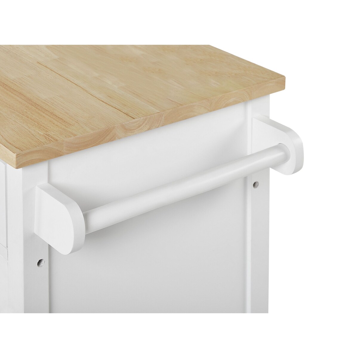 Wózek kuchenny 2 szuflady biały GENOA