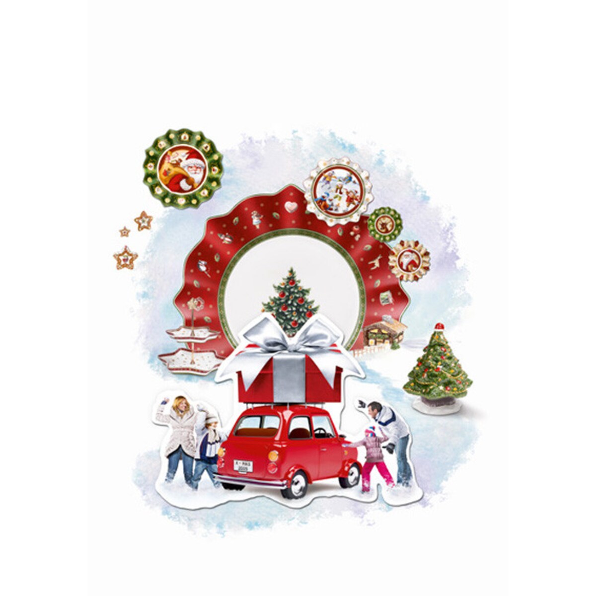 Talerz sałatkowy czerwony Toy's Delight, 24 cm, Villeroy & Boch