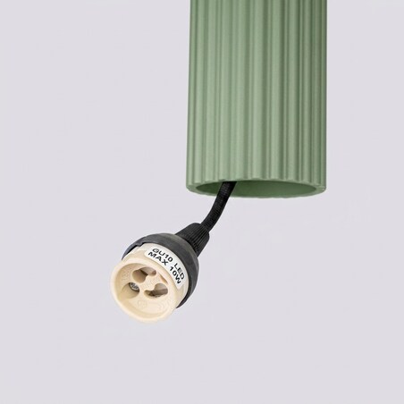 Lampa wisząca KARBON 1 szałwiowa