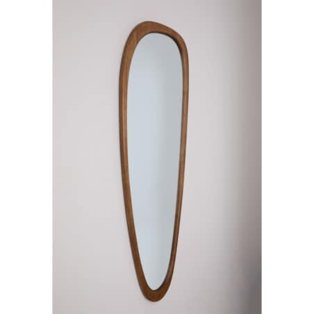 Lustro ścienne z drewna dębowego Arbidel 80 x 220 cm