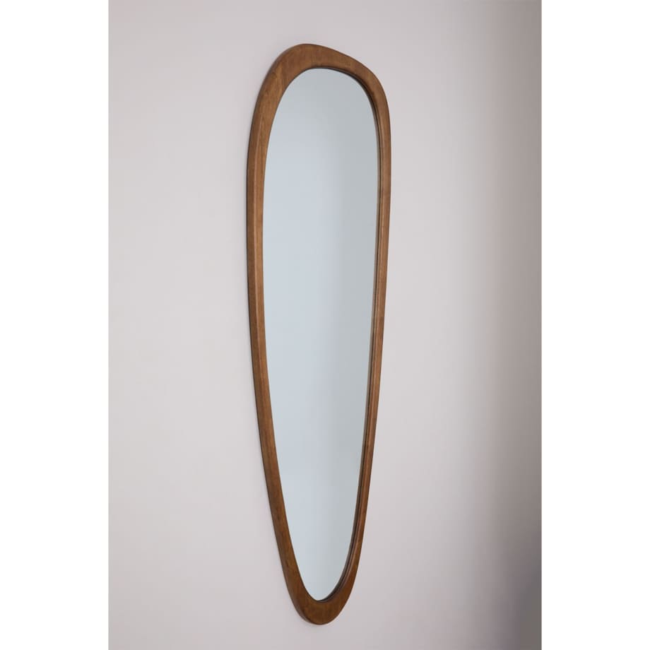 Lustro ścienne z drewna dębowego Arbidel 80 x 220 cm