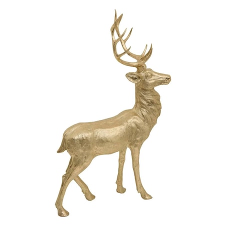 Duża figurka - Jeleń złoty 130 cm