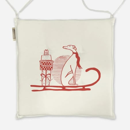 Poduszka świąteczna na krzesło - christmas slide