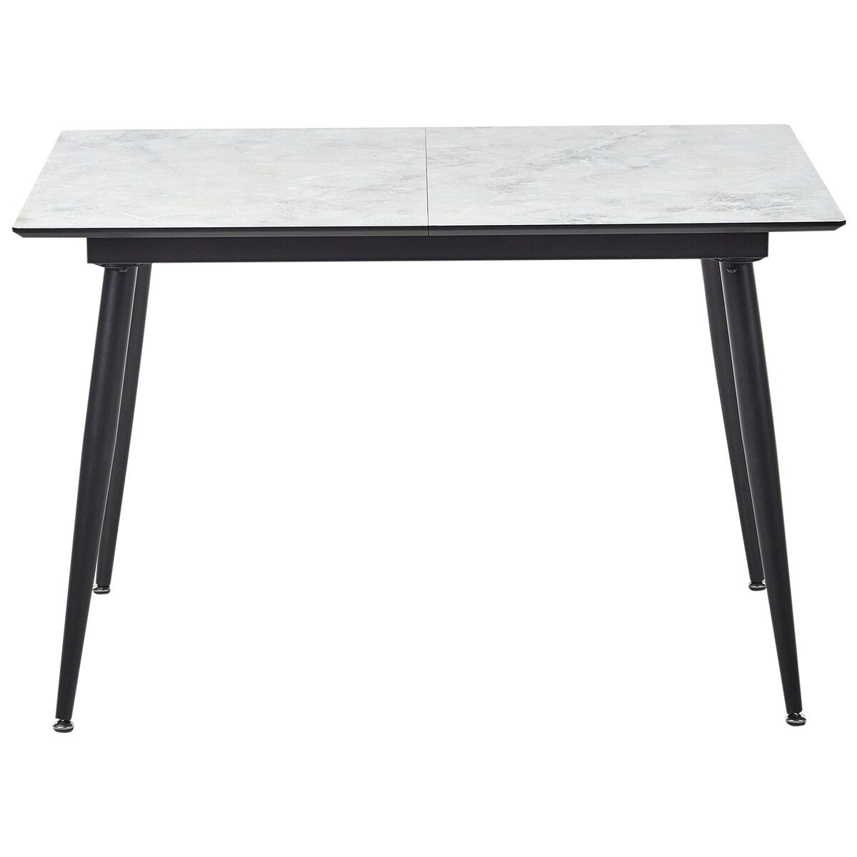 Stół do jadalni EFTALIA Biały marmur 120/150 cm 80 cm