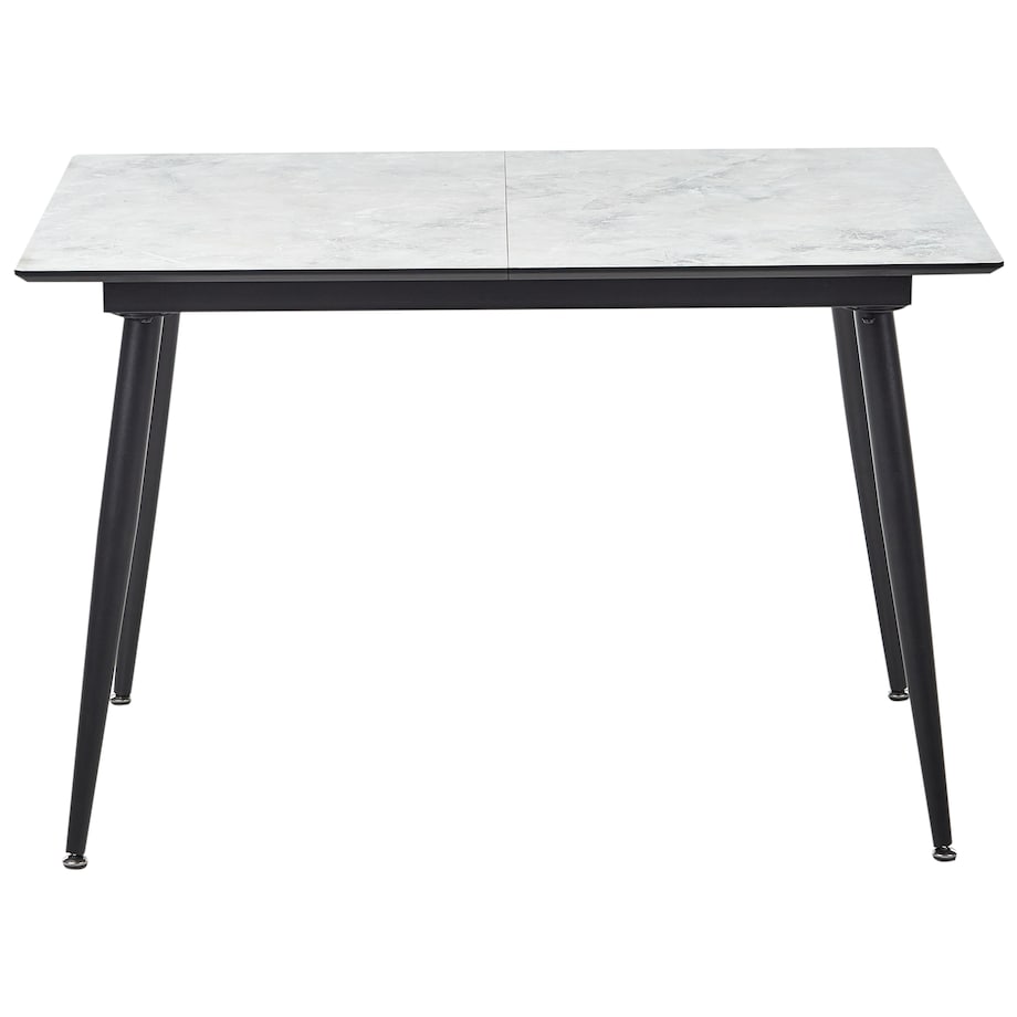 Stół do jadalni EFTALIA Biały marmur 120/150 cm 80 cm