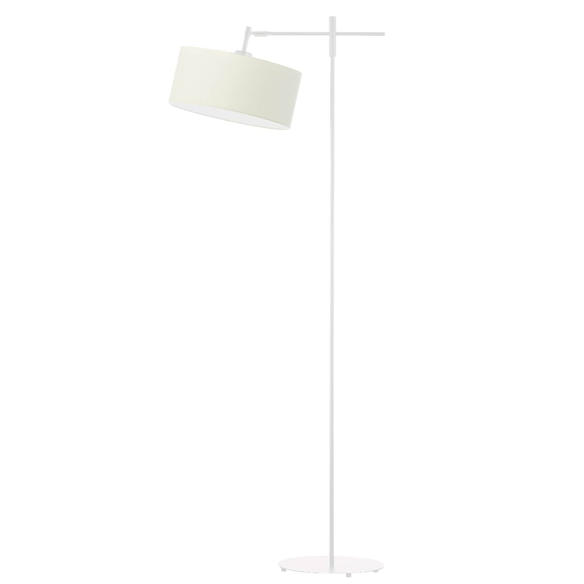 Lampa stojąca podłogowa przegubowa regulowana z abażurem walec 30cm SALIX