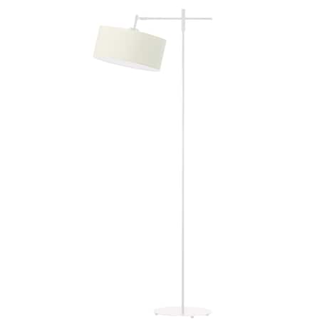Lampa stojąca podłogowa przegubowa regulowana z abażurem walec 30cm SALIX