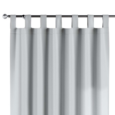 Zasłona na szelkach 1 szt. 130x245 gołębi srebrny z połyskiem