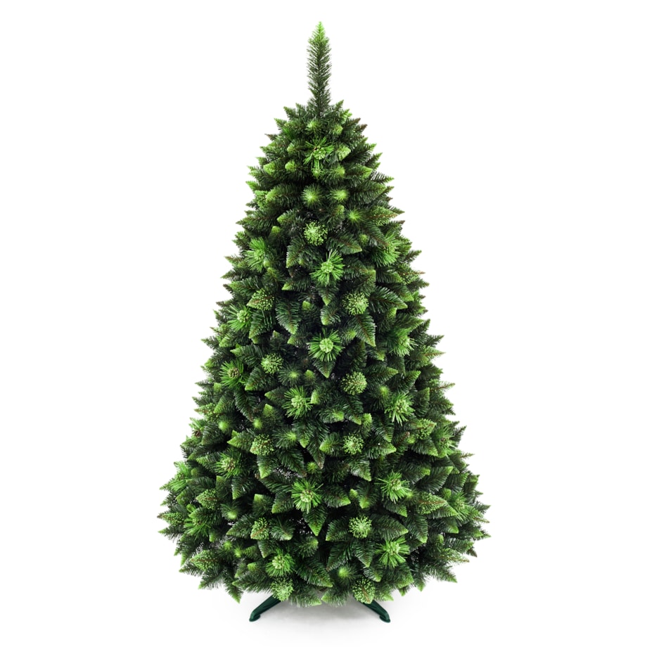 Choinka sztuczna Sosna oliwkowa z kryształkami