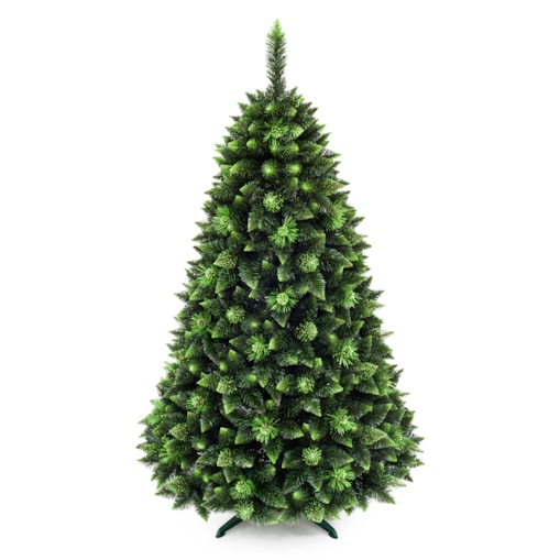 Choinka sztuczna Sosna oliwkowa z kryształkami