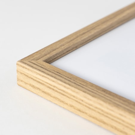 Ramka na zdjęcia 30x40 cm brązowa rama MDF z plexi wisząca poziom pion klasyczna ramka