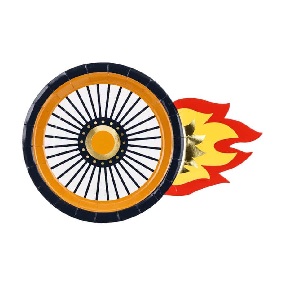 Talerzyki Koło, 26.5x18 cm, mix (1 op. / 6 szt.)