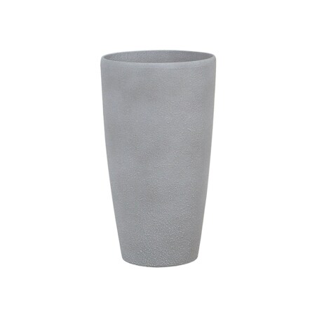 Zestaw 2 doniczek 31 x 31 x 58 cm szary ABDERA